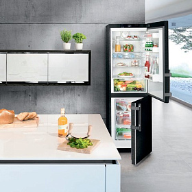 Серебристые двухкамерные холодильники Liebherr Liebherr CNbs 4315 фото 2 фото 2