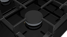 Чёрная газовая варочная панель Bosch PNH6B6O92R фото 3 фото 3