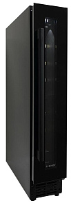 Узкий встраиваемый винный шкаф LIBHOF CX-9 black