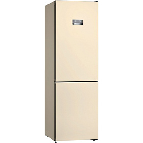 Бежевый холодильник Bosch VitaFresh KGN36VK21R