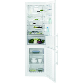 Белый холодильник  2 метра Electrolux EN93886MW
