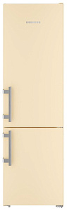 Двухкамерный бежевый холодильник Liebherr CUbe 4015