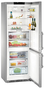 Серый холодильник Liebherr CBNPes 5758