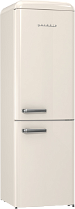 Бежевый холодильник в стиле ретро Gorenje ONRK619EC фото 3 фото 3