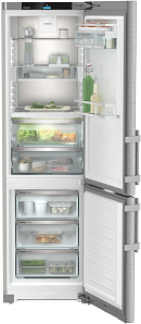 Серебристые двухкамерные холодильники Liebherr Liebherr CBNsdb 5753 фото 3 фото 3