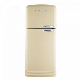 Бежевый холодильник в стиле ретро Smeg FAB50PS