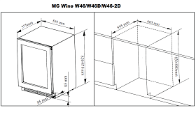 Винный шкаф MC Wine W46B фото 2 фото 2