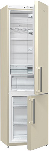 Двухкамерный холодильник цвета слоновой кости Gorenje NRK6201GHC