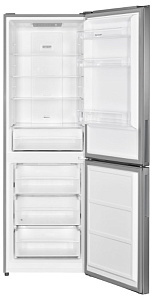 Серебристый двухкамерный холодильник Sharp SJB320EVIX фото 2 фото 2
