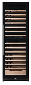 Узкий высокий винный шкаф LIBHOF SMD-110 slim black фото 2 фото 2