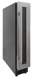Встраиваемый винный шкаф 15 см LIBHOF CX-9 silver