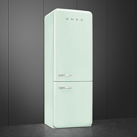 Зелёный холодильник Smeg FAB38RPG5 фото 3 фото 3