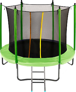 Детский батут с сеткой JUMPY Comfort 8 FT (Green)