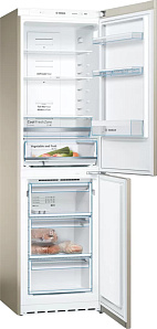 Бежевый холодильник с зоной свежести Bosch KGN39VK1M фото 2 фото 2