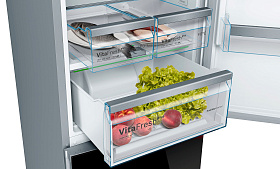 Чёрный холодильник 2 метра Bosch VitaFresh KGN39LB31R Home Connect фото 3 фото 3
