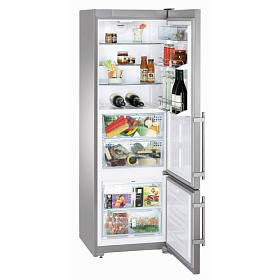Серый холодильник Liebherr CBNes 3656