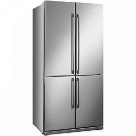 Серый холодильник Smeg FQ60XP