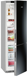 Чёрный двухкамерный холодильник Liebherr CBNPgb 4855 фото 4 фото 4