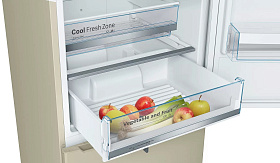 Двухкамерный холодильник цвета слоновой кости Bosch KGN39VK1M фото 4 фото 4