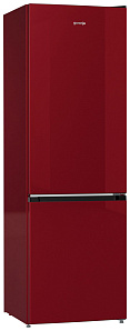 Холодильник бордового цвета Gorenje NRK 6192 CR4