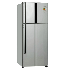 Серебристый холодильник HITACHI R-V542PU3SLS