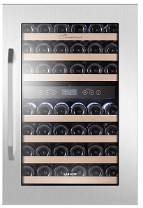 Узкий встраиваемый винный шкаф LIBHOF CKD-42 Silver фото 3 фото 3