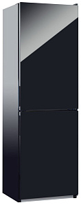 Двухкамерный холодильник NordFrost NRG 119 242 черное стекло