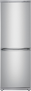 Серебристый двухкамерный холодильник ATLANT ХМ 4012-080