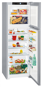 Двухкамерный серый холодильник Liebherr CTsl 3306