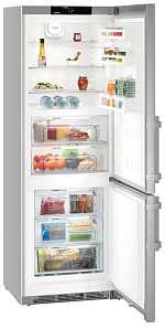 Серый холодильник Liebherr CBNef 5715