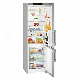 Серебристый холодильник Liebherr CNef 4015