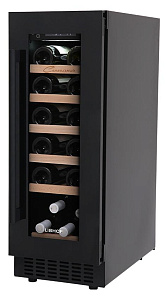 Узкий встраиваемый винный шкаф LIBHOF CX-19 black фото 4 фото 4