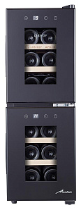 Узкий винный шкаф LIBHOF APD-12 black фото 3 фото 3
