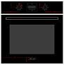Духовой шкаф Monsher MOE 6061 Black Monsher MOE 6061 Black