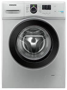 Серебристая стиральная машина Samsung WF 60 F1R2E2S/DLP