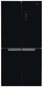 Чёрный холодильник с No Frost Midea MRC 518 SFNGBL