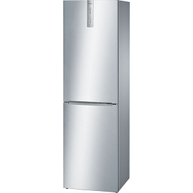 Серебристый холодильник Bosch KGN39XL24R