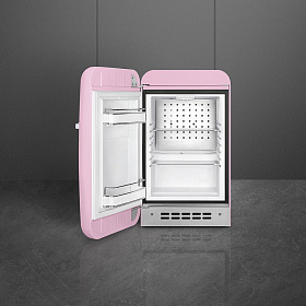 Маленький узкий холодильник Smeg FAB5LPK5 фото 2 фото 2