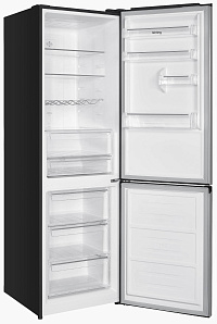 Узкий холодильник 60 см Korting KNFC 62980 GN