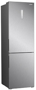 Серебристый холодильник Sharp SJB350ESIX
