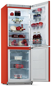 Красный холодильник Snaige RF 31 SM-S1RA 21