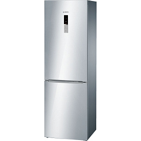 Серебристый холодильник Bosch KGN36VI15R