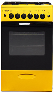 Газовая плита с электрической духовкой Reex CGE-540 ecYe желтый