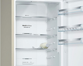 Бежевый холодильник с No Frost Bosch KGN39XK3OR фото 4 фото 4