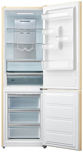Бежевый холодильник с No Frost Korting KNFC 61887 B фото 3 фото 3