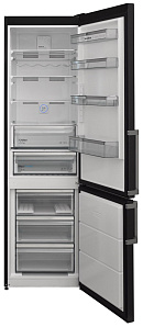 Двухкамерный холодильник Scandilux CNF 379 EZ D/X фото 2 фото 2