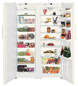 Отдельностоящий двухдверный холодильник Liebherr SBS 7212