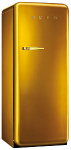 Двухкамерный холодильник высотой 150 см Smeg FAB 28 RDG