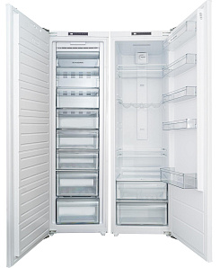 Встраиваемый двухкамерный холодильник Schaub Lorenz SLU E524-1WE