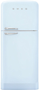 Холодильник голубого цвета в ретро стиле Smeg FAB50RPB5